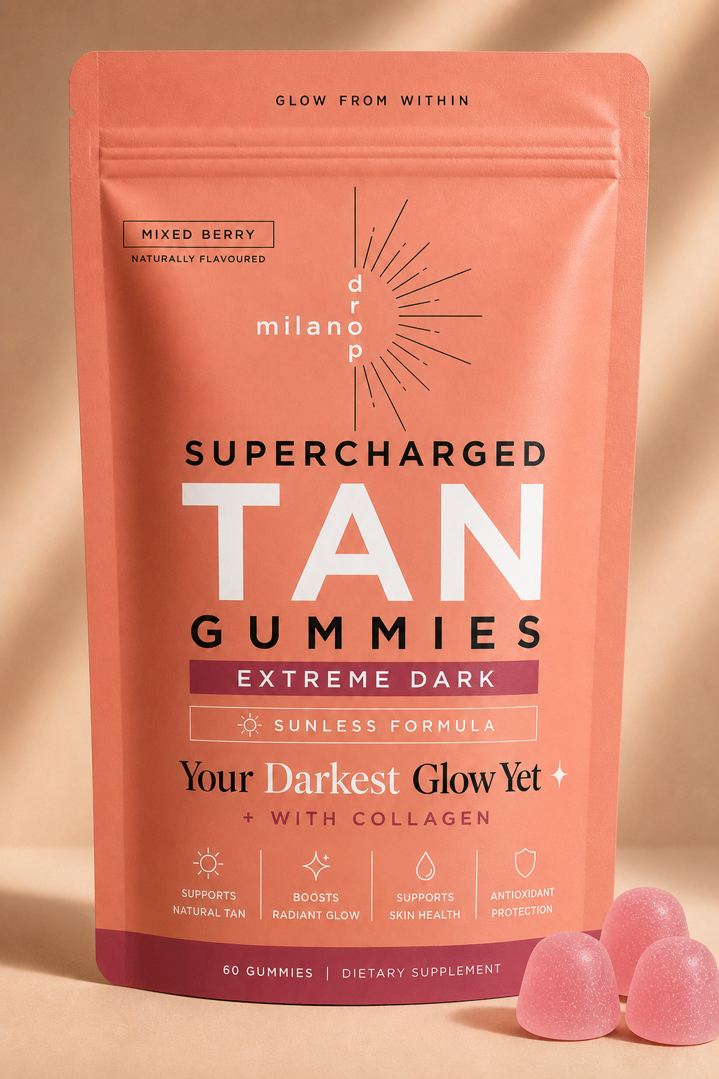 Ultra Dark Tanning Gummies (NEW! Preorder & SAVE - ETA 25TH JUNE)